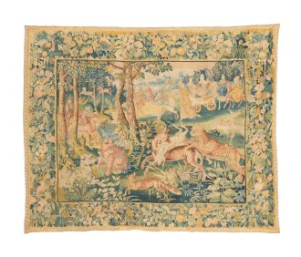 View 1 of Lot 59: A Flemish Wild Park Tapestry, Oudenaarde, late 16th century | Tapisserie flamande, Oudenaarde, fin du XVIe siècle