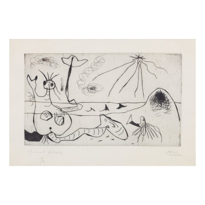 Catalog image of joan miró | la baigneuse (d. 23)