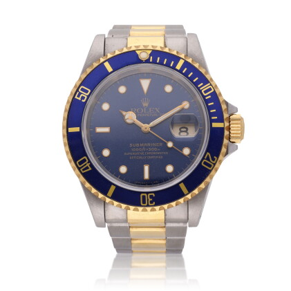 Catalog image of Reference 16613 Submariner | A stainless steel and yellow gold automatic wristw…