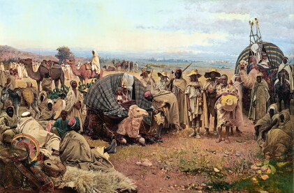 Catalog image of gustavo simoni | the halt of the caravan
