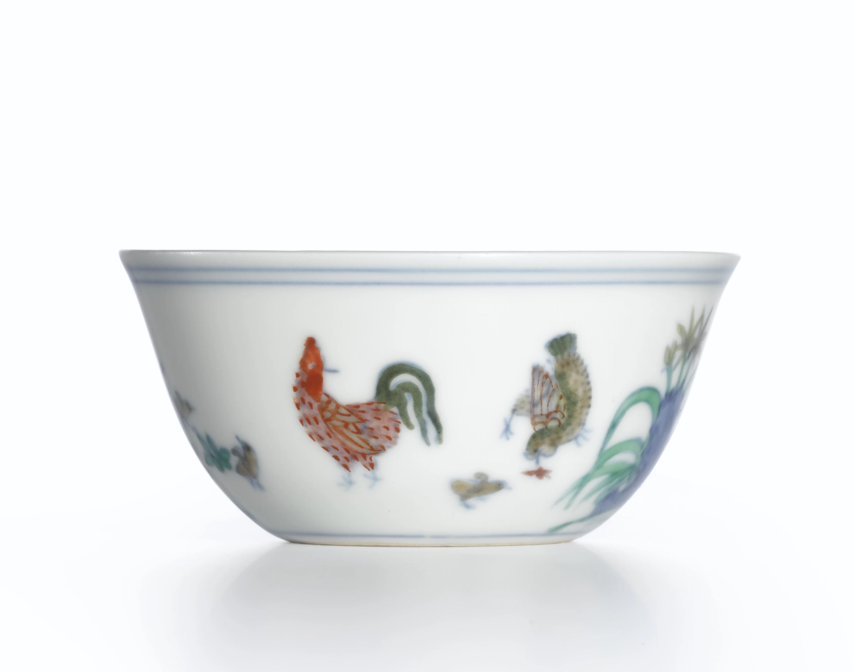 玫茵堂珍藏 明成化 鬪彩雞缸盃 玫茵堂珍藏 明成化 鬪彩雞缸盃