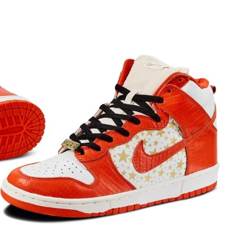 RARE NIKE DUNK HIGH COLLECTIBLE (READ DESCRIPTION) Joopiter Auctions Rare Supreme x Nike SB Dunk High Samples  main image 4