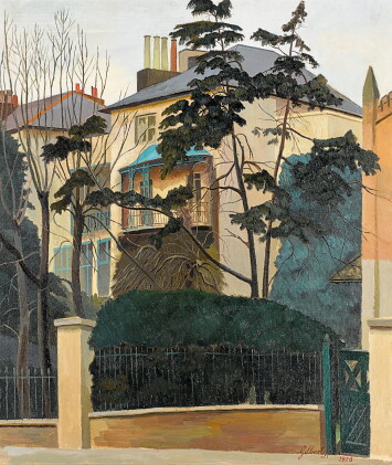 Catalog image of gilbert spencer, r.a. | the balcony