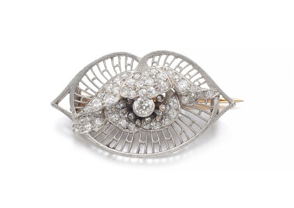 Catalog image of diamond brooch | boucheron