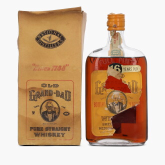 View 1 of Lot 2515: Old Grand-Dad 16 Year Old Bottled In Bond 100 Proof 1917 (1 Bottle Pint)