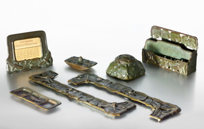 Catalog image of A Rare Seven-Piece “Pond Lily” Desk Set