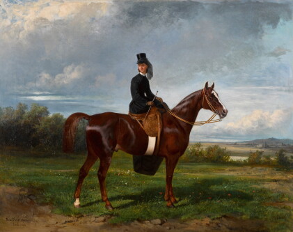 Catalog image of Equestrian Portrait of Seymourina Poirson