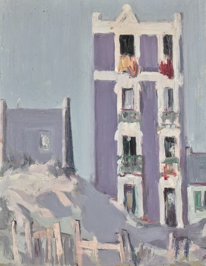 John Duncan Fergusson, Paris Plage, 1902. Estimate £20,000-30,000.