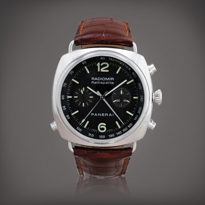 Catalog image of Radiomir Rattrapante, reference PAM00214 Montre bracelet chronographe à rattrap…