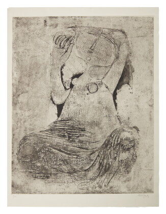 Catalog image of johnny friedlaender | woman resting (femme au repos)