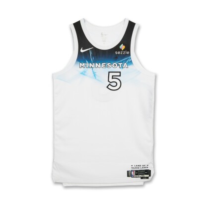 View 1 of Lot 12: Anthony Edwards Minnesota Timberwolves 2024-2025 Game Worn City Edition Jersey