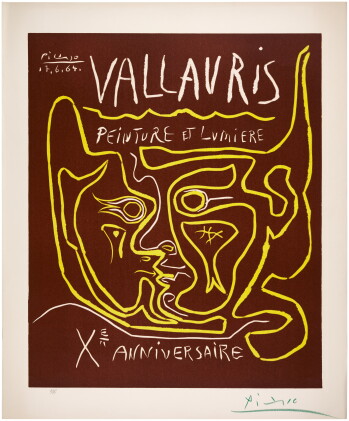 Catalog image of Vallauris. Peinture et Lumière. Xe Anniversaire (B. 1850; Ba. 1353; Czw. 152; P…