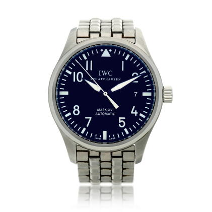 Catalog image of Reference IW325504 Pilot's Mark XVI A stainless steel automatic wristwatch with…