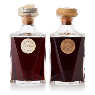 View 1 of Lot 6568: Martell Cordon Blue Cognac Baccarat Crystal Decanter 40.0 abv NV (2 BT70)