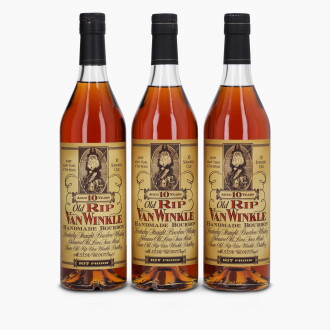 View 1 of Lot 2142: Old Rip Van Winkle 10 Year Old 107 Proof NV (3 Bottles 75cl)