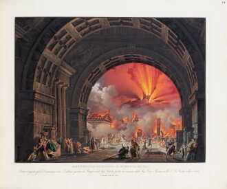 View 1 of Lot 123: Raccolta di varie decorazioni [per la] Scala (c.1830). Reliure romantique attribuable à Thouvenin