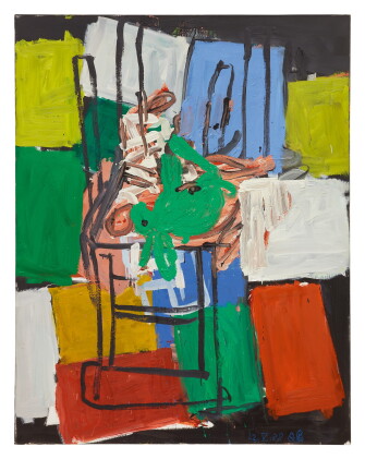 Catalog image of georg baselitz | das motiv: der hase