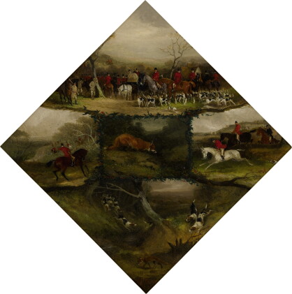 Catalog image of william joseph shayer | foxhunting vignettes