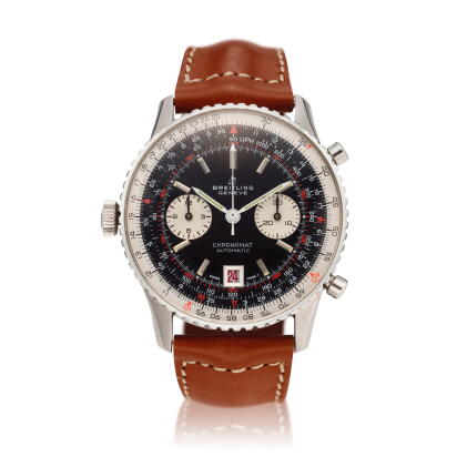 Catalog image of Reference 8806 Chronomat A stainless steel chronograph wristwatch with date, Ci…