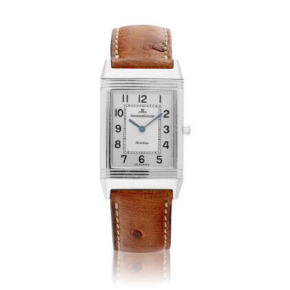 Catalog image of Reverso, Reference 250.8.86 | A stainless steel reversible wristwatch, Circa 20…