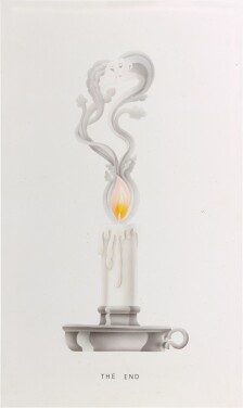 View 1 of Lot 4: Alan Aldridge | The Beatles Illustrated Lyrics Artwork - The End [Good Night], c.1968