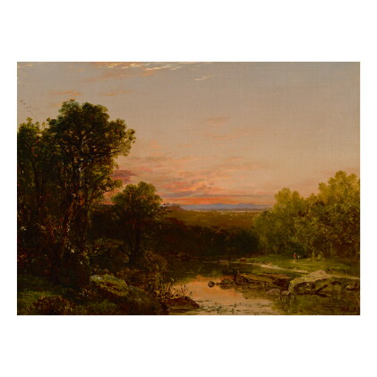 Catalog image of john frederick kensett | sunset over the catskills
