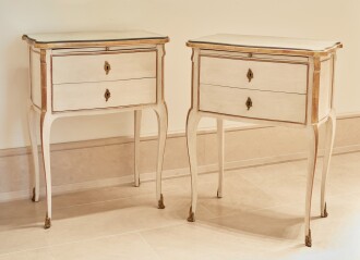 View 1 of Lot 462: Pair of Nightstands