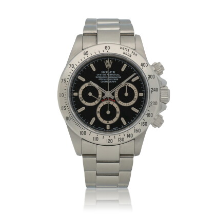 Catalog image of 'Zenith' Daytona, Ref. 16520 Stainless steel chronograph wristwatch Circa 1999