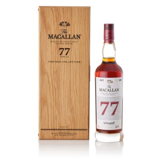 View 1 of Lot 9101: The Macallan The Red Collection 77 Year Old 43.2 abv NV (1 BT70)