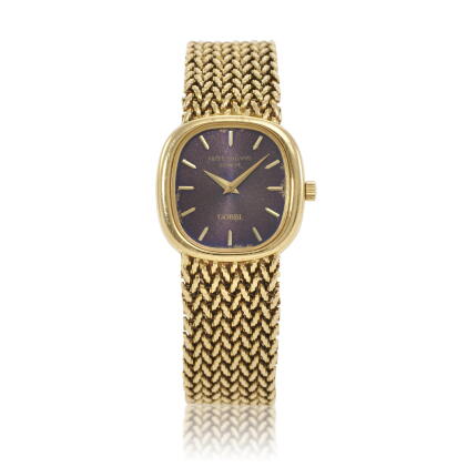 Catalog image of Retailed by Gobbi: Ellipse, Reference 4223/1 | A yellow gold bracelet watch | C…