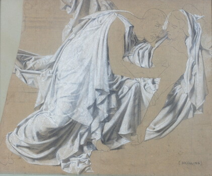 Catalog image of Study for draperies | Etude de draperies