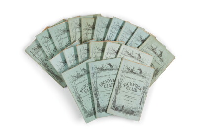Catalog image of dickens, the posthumous papers of the pickwick club, 1836-1837, 19/20 original parts