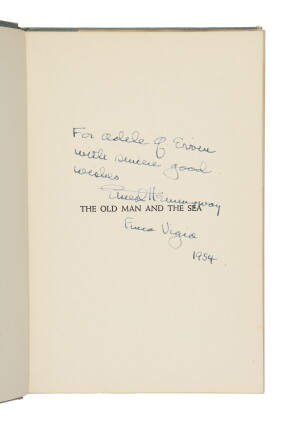 Catalog image of hemingway, ernest | the old man and the sea. new york: scribner's, 1954
