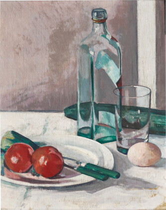 Catalog image of Still Life with Glass, Bottle and Egg