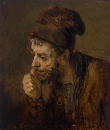 Catalog image of workshop of rembrandt harmensz. van rijn | study for an elder