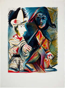 View 1 of Lot 73: Le Clown et l'Harlequin (see Czwiklitzer 437)