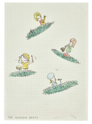 Catalog image of yoshitomo nara | the lonesome babies