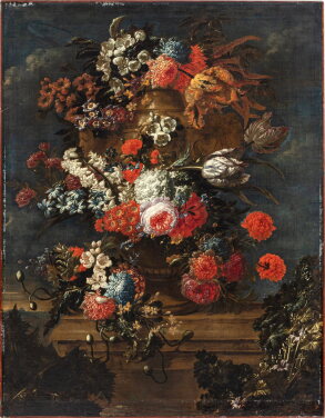 View 1 of Lot 645: Floral still life
