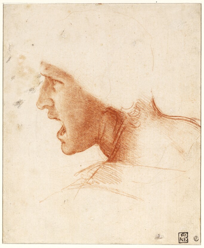 Study of a Warrior's Head ("The Red Head")