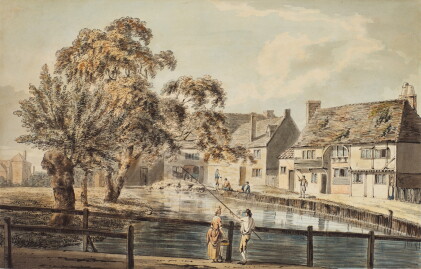 Catalog image of english school | fishing on a village pond