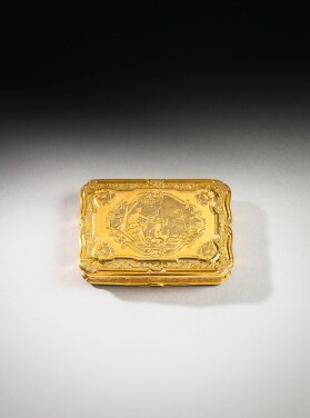 View 1 of Lot 637: Tabatière en or, probablement Angleterre