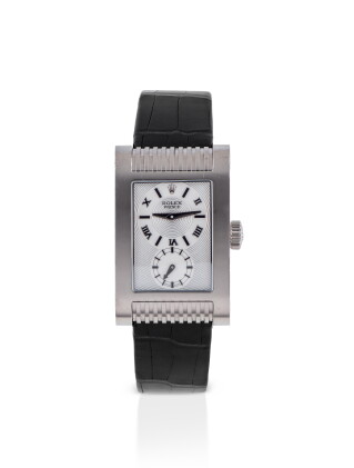 Catalog image of rolex | cellini prince, ref 5441/9 white gold wristwatch circa 2005