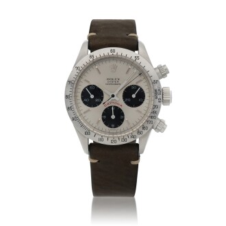 View 1 of Lot 4: 'Big Red' Daytona, Ref. 6265 Stainless steel chronograph wristwatch Circa 1978