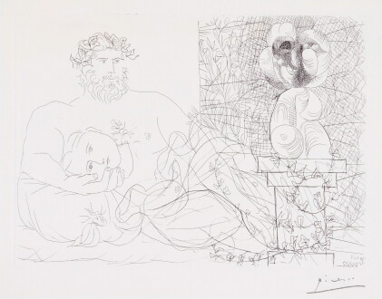 Catalog image of Le repos du sculpteur et la sculpture surréaliste (B. 169; Ba. 322)