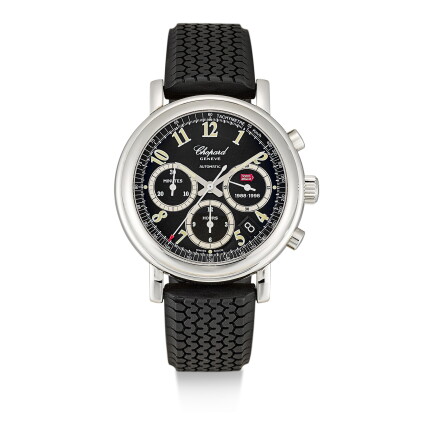 Catalog image of chopard | mille miglia, reference 8331, a limited edition stainless steel chron…