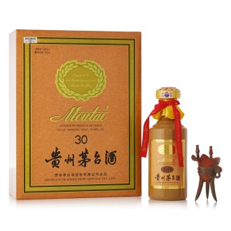 View 1 of Lot 5012: 2018年產30年貴州茅台酒 Kweichow Moutai Aged 30 Years 2018 (1 BT50)