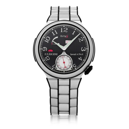 Catalog image of octa sport aluminium wristwatch with digital date display, bracelet, day/night …