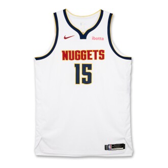 View 1 of Lot 2: Nikola Jokic Denver Nuggets 2025-2026 Emirates NBA Cup Game Worn Association Edition Jersey | Double-Double | 34 Points