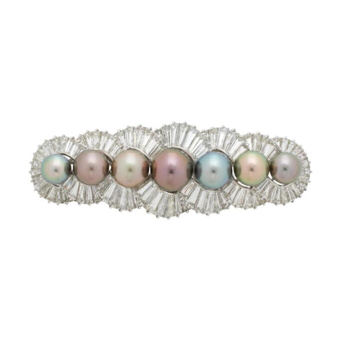 Bvlgari Diamond Brooch