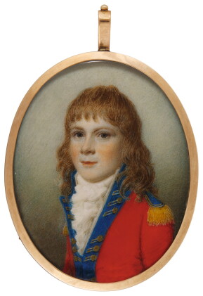 Catalog image of samuel shelley | portrait of a young cadet, circa 1795